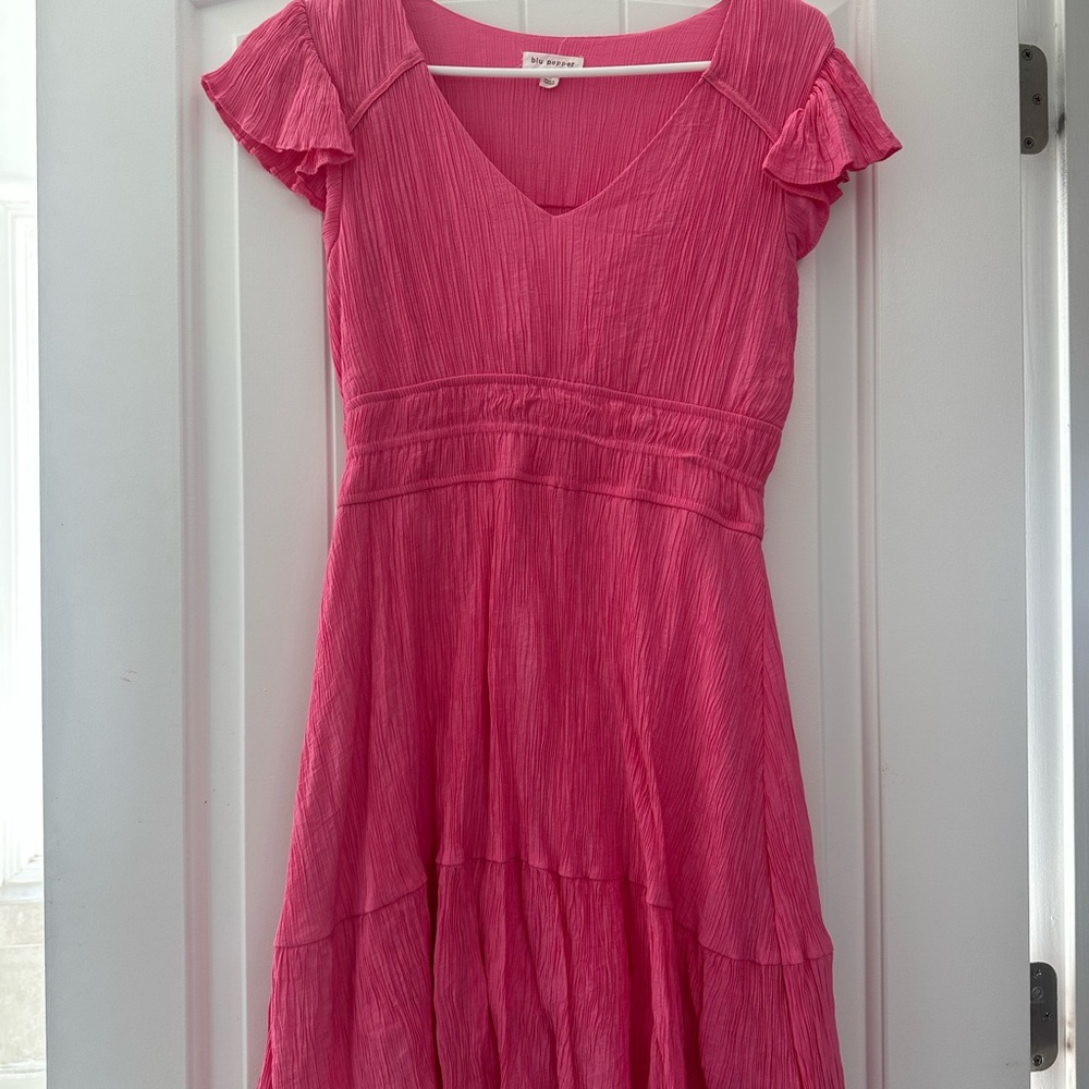 Blu Pepper Pink Mini Dress